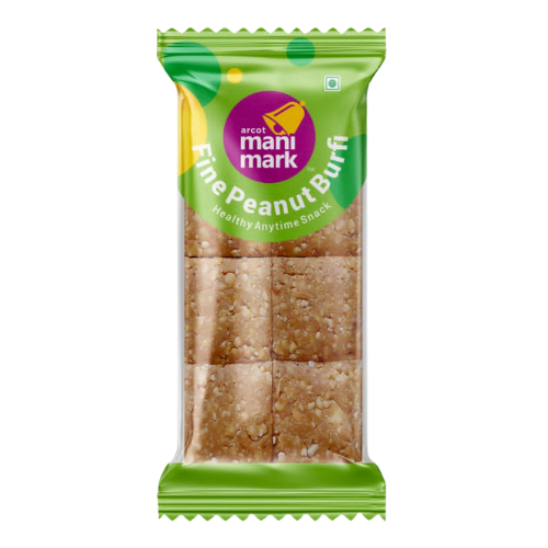 Manimark Fine Peanut Burfi / Jemná arašídová tyčinka (140g)