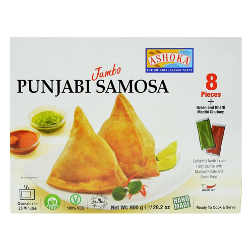 Ashoka Paňdžábské samosy s čatní omáčkou (800g) - Mražený produkt!!