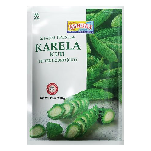 Ashoka Sliced Karela / Plátky hořké tykve (Momordica charantia) (310g) - Mražené zboží!!