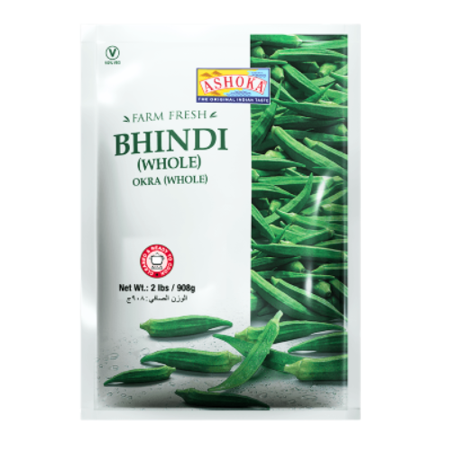 Ashoka Whole Bhindi/Okra (908g) - Frozen Item !!