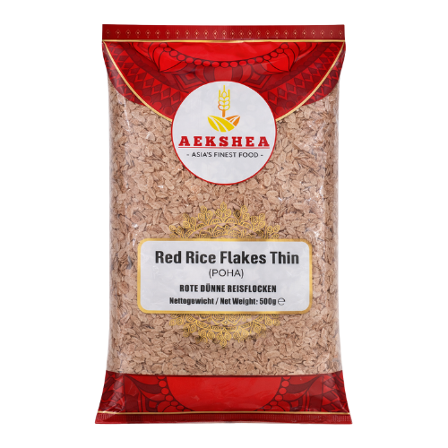 Aekshea Red Poha / Červené rýžové vločky (500 g)