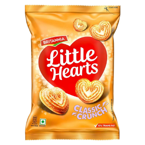 Britannia Little Hearts / Sušenky ve tvaru srdíčka (70g)