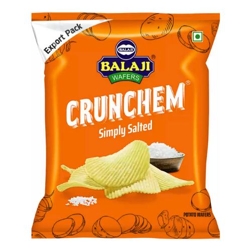 Balaji solené bramborové chipsy (150g)