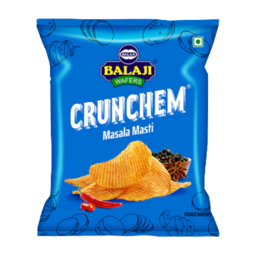 Balaji Bramborové lupínky s Masala Masti příchutí (45g)