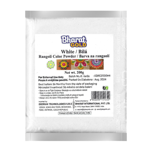 Bílý prášek na rangaolí (200 g)