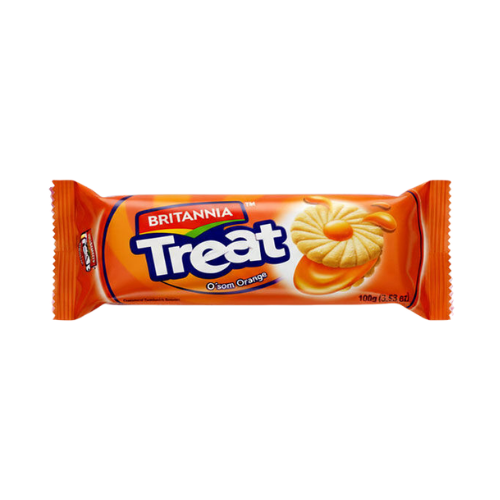 Britannia sušenky s krémovou pomerančovou náplní (100g)