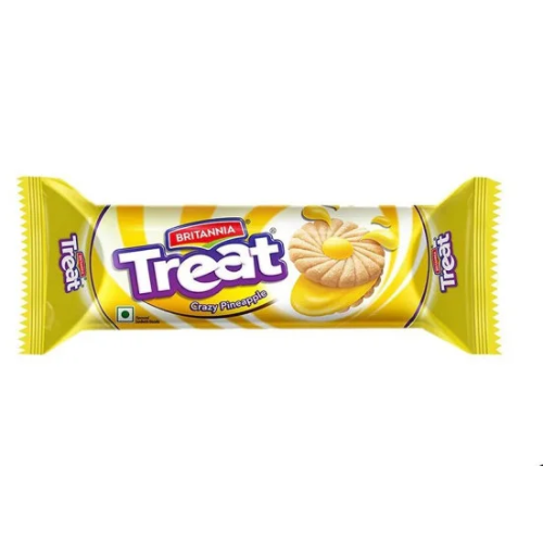 Britannia Treat sendvičová sušenka s ananasovou příchutí (100 g)