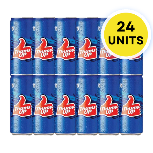 Cans Thums Up / Nealkoholický nápoj (Balení 24 x 300ml) 7200ml