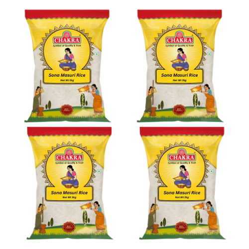 Chakra Sona Masoori Rice / Rýže Sona Masoori (Balení 4 x 5kg) 20Kg