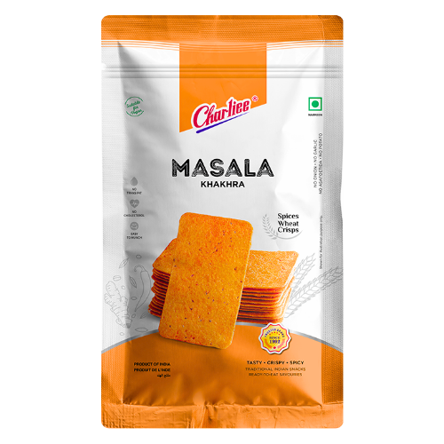Charliee Mobile Masala Khakra / Kořeněný snack (150g) - SLEVA! [DMT: 31. březen 2026]