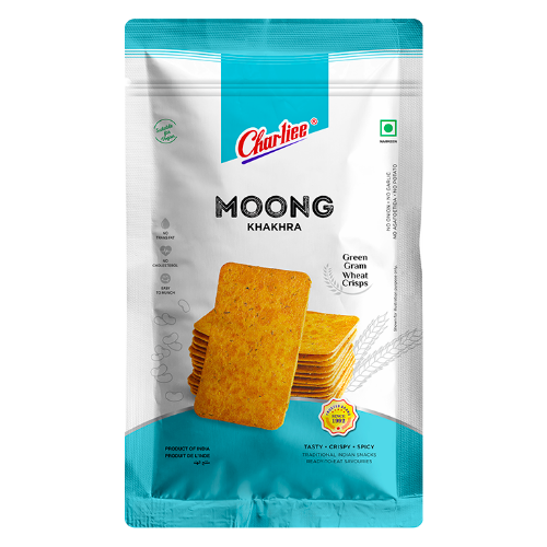 Charliee Mobile Moong Khakra / Snack s fazolemi mungo (150g)