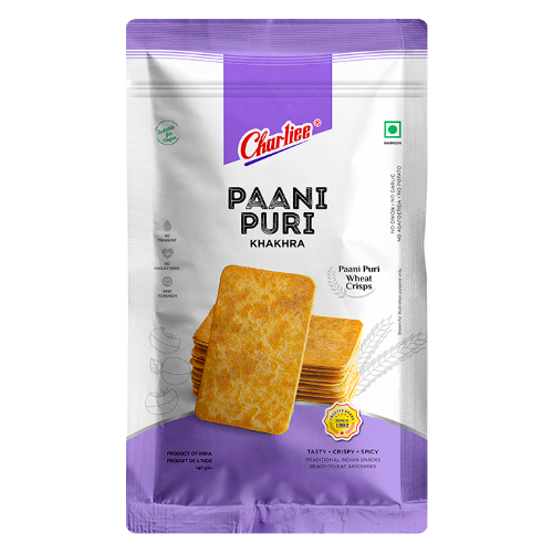 Charliee Pani Puri Khakra / Pani puri snack (150 g)