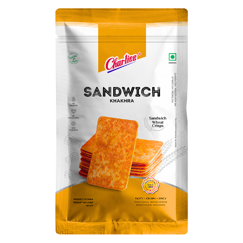 Charliee Sandwich Khakra / Křupavý snack (150g)