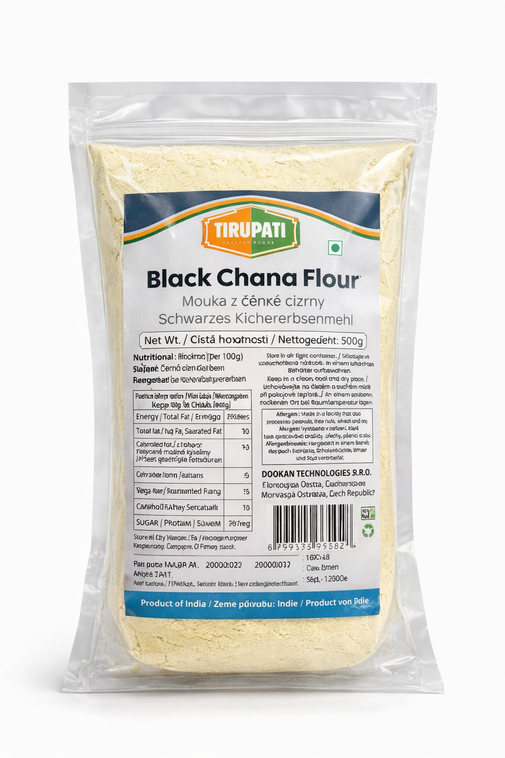 Tirupati Black Chana / Mouka z hnědé cizrny (500 g)