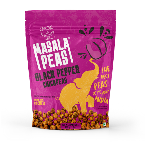 Deep Masala Peas - Black Pepper Chickpeas (227g)