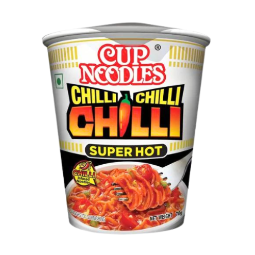 Nissin Chilli Cup Noodles / Instantní chilli nudle (70g) SLEVA! [DMT: 02. září 2024]