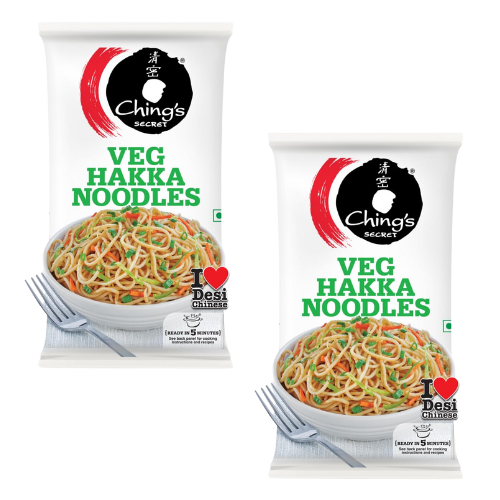 Chings Secret Veg Hakka Noodles (Bundle of 2 x 140g)