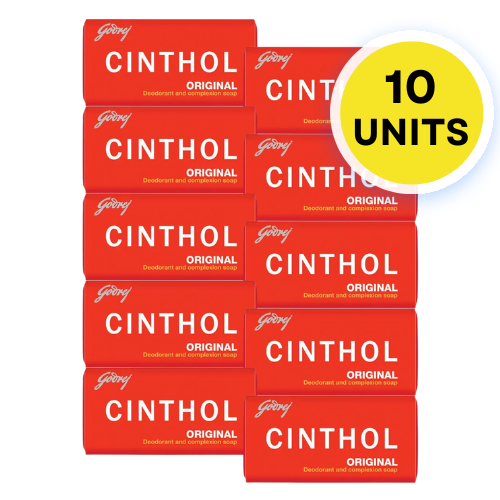 Cinthol Original Soap (Bundle of 10 x 100g)