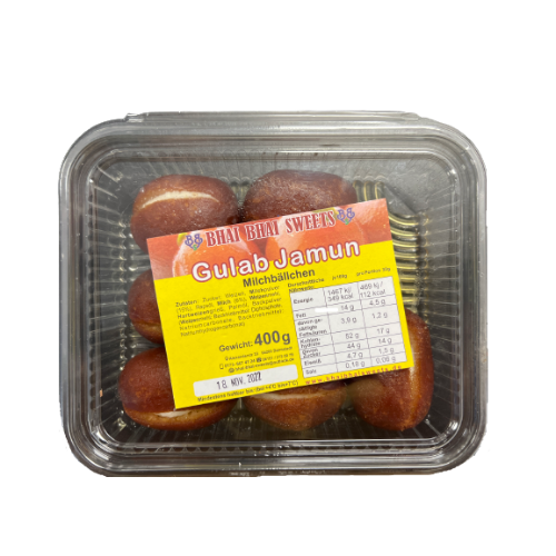 Cream Gulab Jamun Sweet Box / Smažené kuličky se smetanovou náplní (400g)