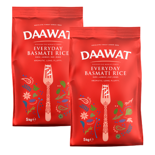 Daawat Každodenní Basmati Rýže (Balení 2 x 5kg) 10kg