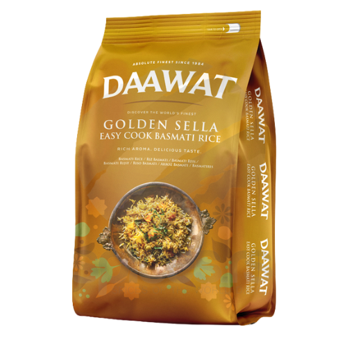 Daawat Golden Sella Parboiled Basmati Rice (5kg)