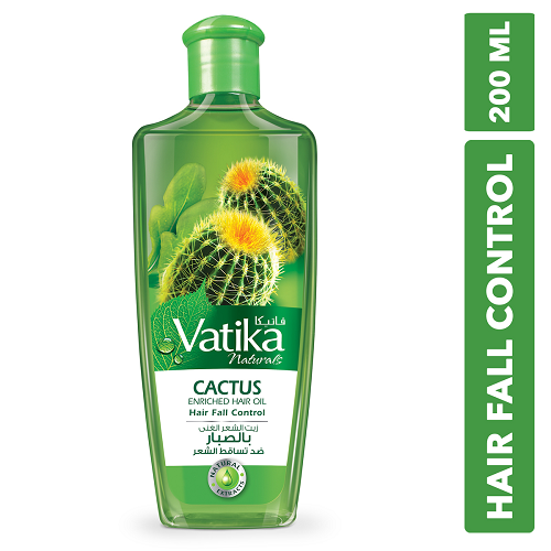Dabur Vatika obohacený olej na vlasy s kaktusem (200ml)