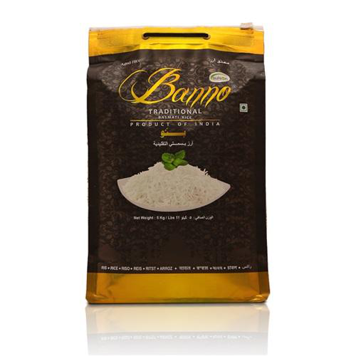 Banno Black - Traditional Basmati Rice (5kg) - Weekend Delivery Offer