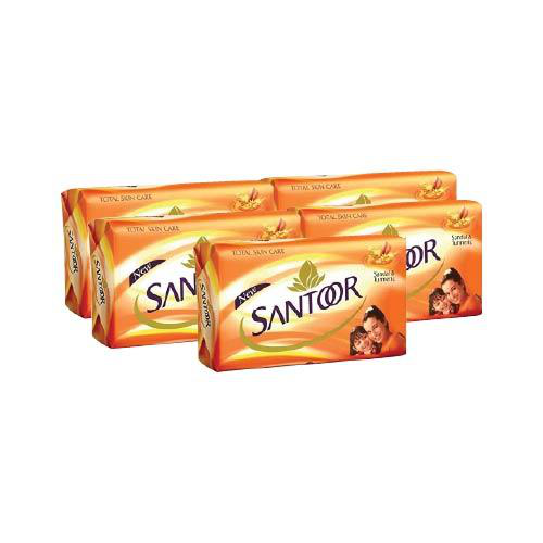 Chandrika santálové dřevo a kurkuma (balení 5 x 75g)