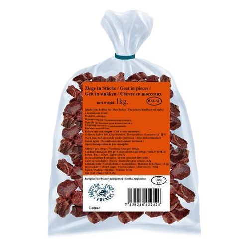 EFP Goat Meat Halal / Kozí maso - halal (1 kg) - Mražený produkt!!