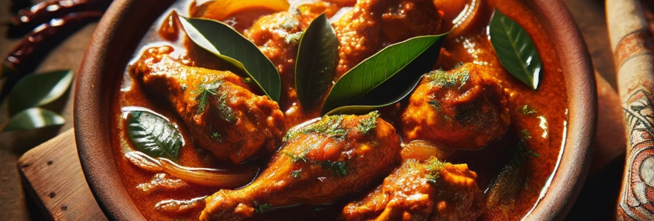 Easy Chicken Curry with Fresh Curry Leaves