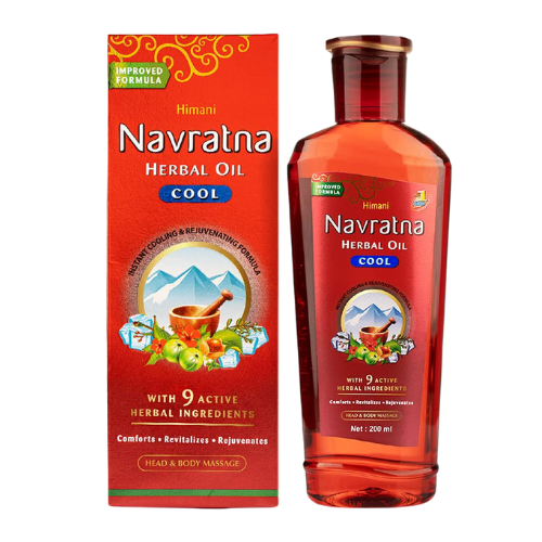 Emami / Himani Navratna ájurvédský bylinný vlasový olej (180ml)