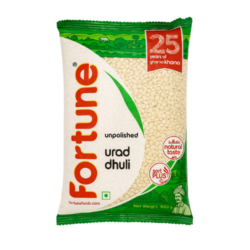 Fortune Urad Dal Split / Urid Dal Washed - Without Skin (500g)