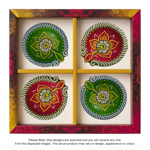 Fancy Diwali / Olejové lampy - velké (Balení 4 ks) - [D07] (1ks)