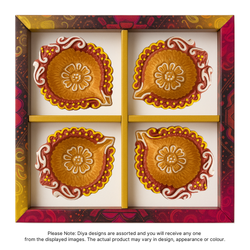 Fancy Diwali / Olejové lampy - velké (Balení 4 ks) - [D07] (1ks)