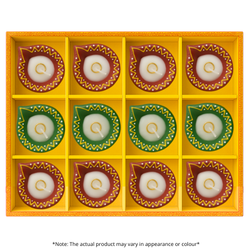 Fancy Diwali / Lampa s voskem - malá (Balení 12 ks ) - [D216] (1 ks)