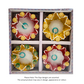 Fancy Diwali / Deepavali Wax Diya Big (Pack of 4) - (D36) (1pc)