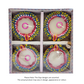 Fancy Diwali / Lampy s voskem - velké (Balení 4 ks) - (D36) (1 ks)