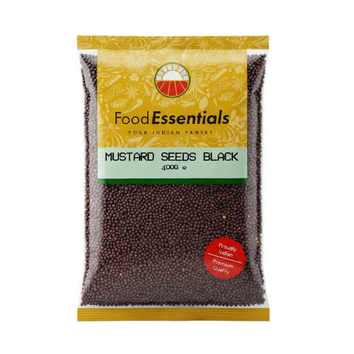 Food Essentials černá hořčičná semínka (400g)