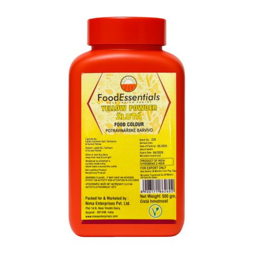 Food Essentials vaječně žlutá potravinářská barva (500g)