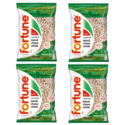 Fortune White Chickpeas / Bílá cizrna (Balení 4 x 500g) 2Kg - SLEVA!