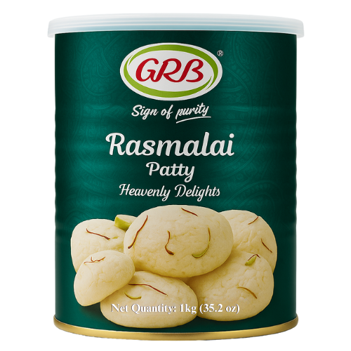 GRB dezert Rasmalai v plechovce (1Kg)