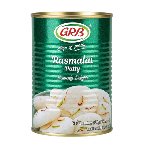 GRB Rasmalai Patty / Mléčný dezert v sirupu (500g)