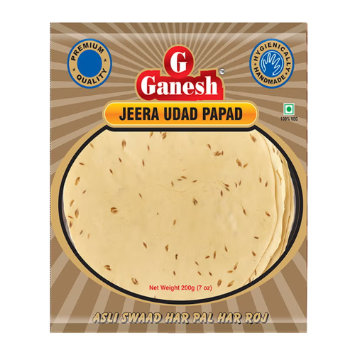 Ganesh papad s římským kmínem (200g)