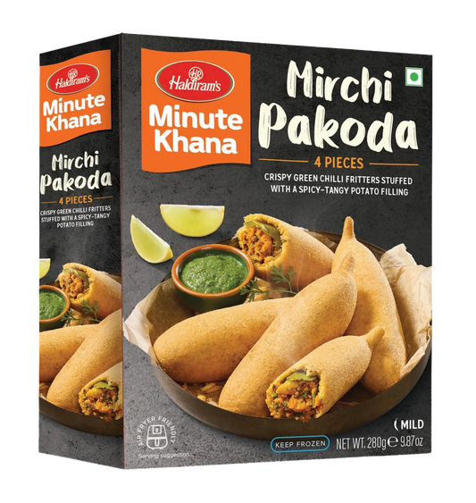 Haldiram's plněné zelené chilli papričky v těstíčku (280g) Mražený produkt!