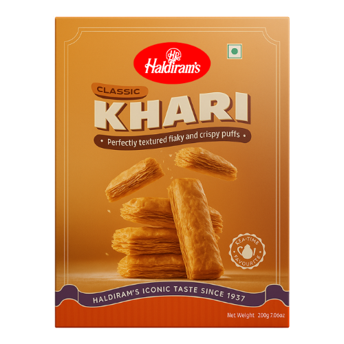 Haldiram's Khari Plain Puff / Křupavý snack (200g)