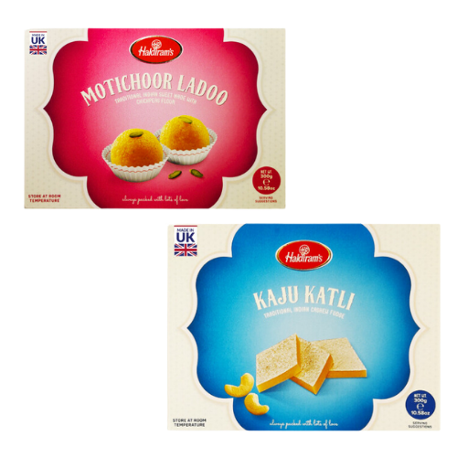 Haldiram's 2 in 1 Sweets Pack-I (Bundle of  2 x 300g)