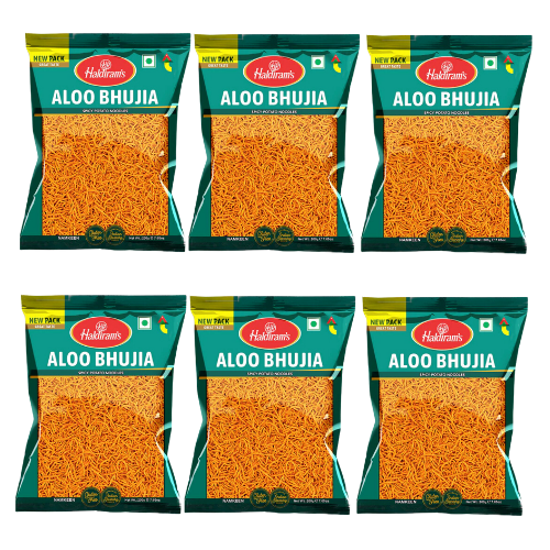 Haldiram's Aloo Bhujia / Smažené bramborové nudličky (Balení 6 x 200g) 1,2Kg