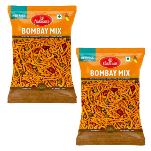 Haldiram Bombay mix / Křupavá směs (Balení 2 x 200g) 400g