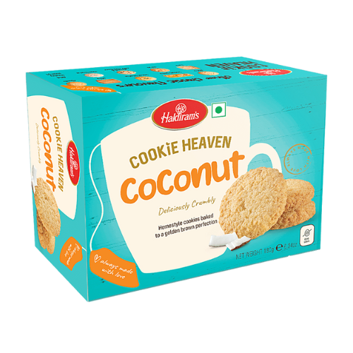 Haldiram's Cookie Heaven Coconut Cookies (180g)