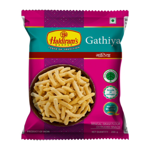 Haldiram Gathiya / Smažený snack (200g)